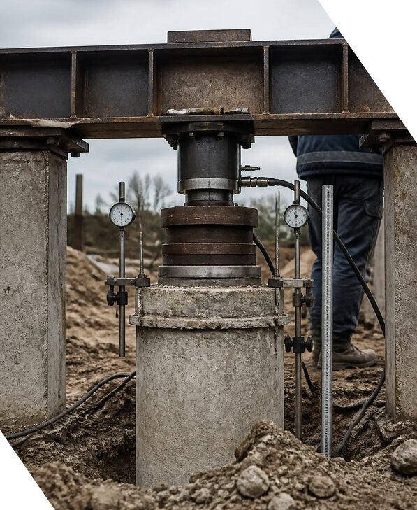 Испытание свай на несущую способность сооружений в Кирове-Чепецке