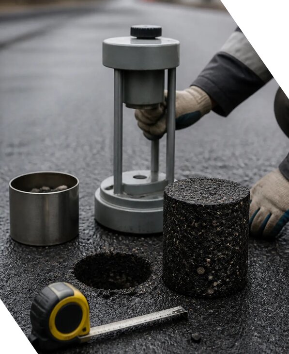 Определение коэффициента уплотнения асфальта в Кирове-Чепецке