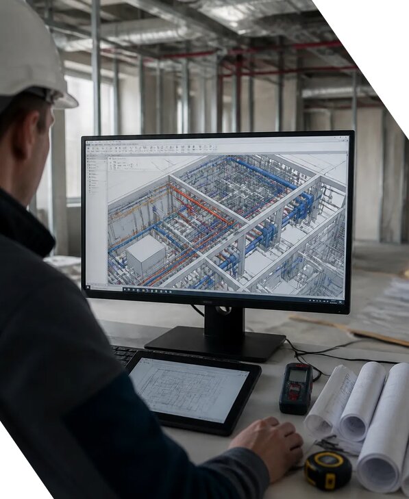 Создание BIM модели инженерных сетей для объектов в Кирове-Чепецке